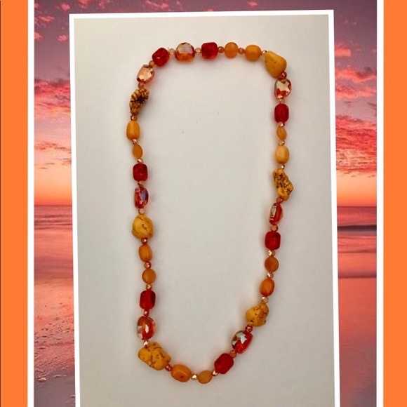 Handmade Jewelry - Handmade Coral necklace
